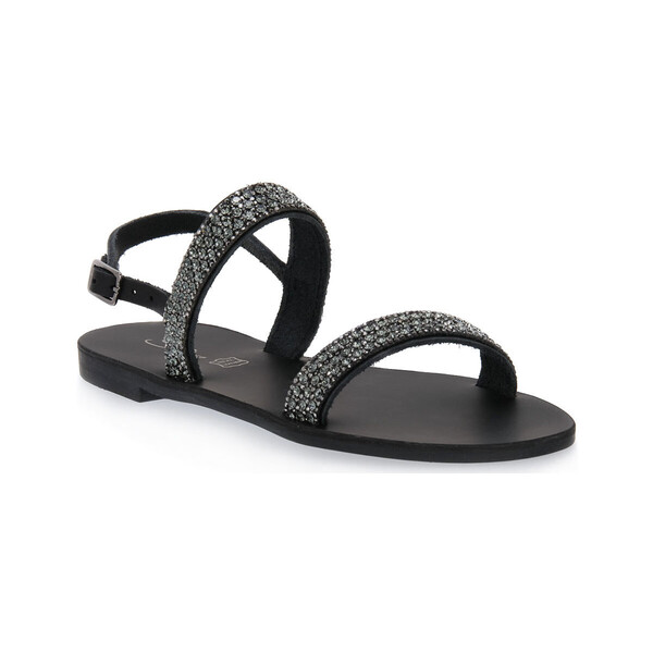  S.piero  Płaskie Sandały  S.piero  Black Tr Sole  