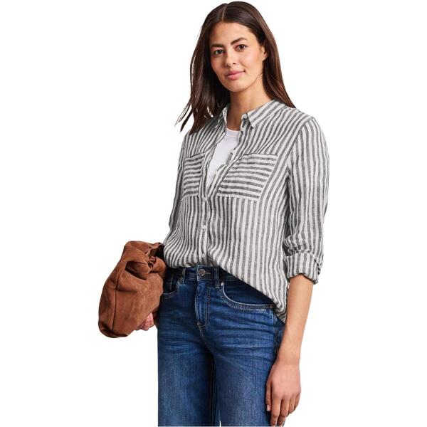  Street One  Koszule Street One  Sol_ltd Qr Striped Shirtcollarblouse 346289  