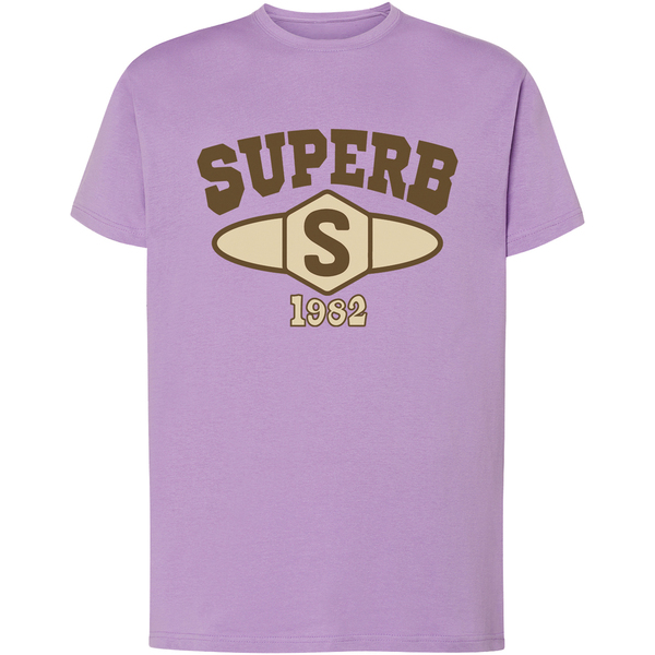  Superb 1982  T-shirty Z Krótkim Rękawem Superb 1982  Sprbca-2201-lilac  