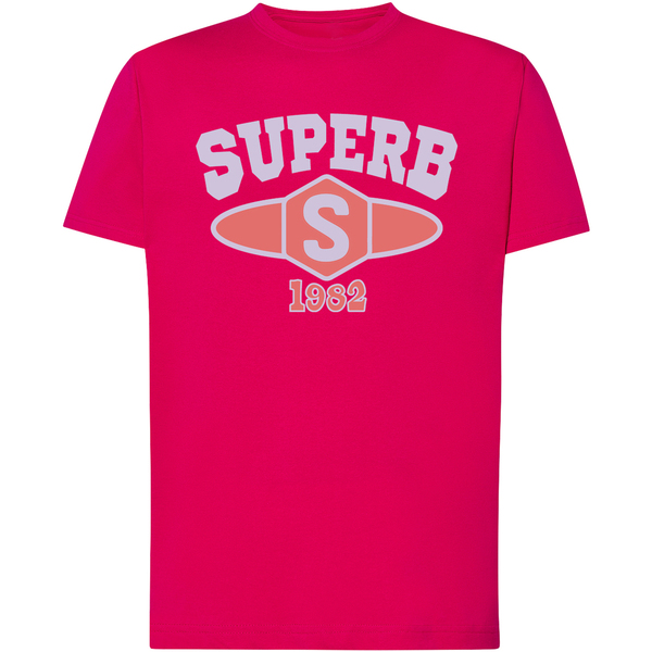  Superb 1982  T-shirty Z Krótkim Rękawem Superb 1982  Sprbca-2201-pink  