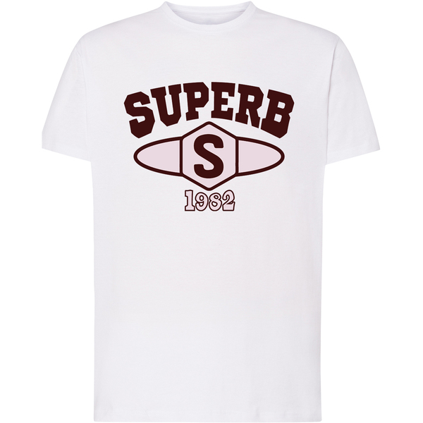  Superb 1982  T-shirty Z Krótkim Rękawem Superb 1982  Sprbca-2201-white  