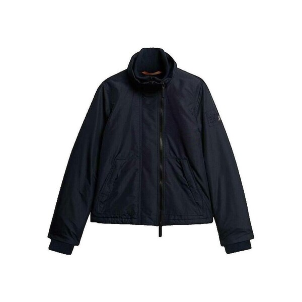  Superdry  Kurtki Krótkie Superdry  Veste  Coupe Slim Bleu Marine  