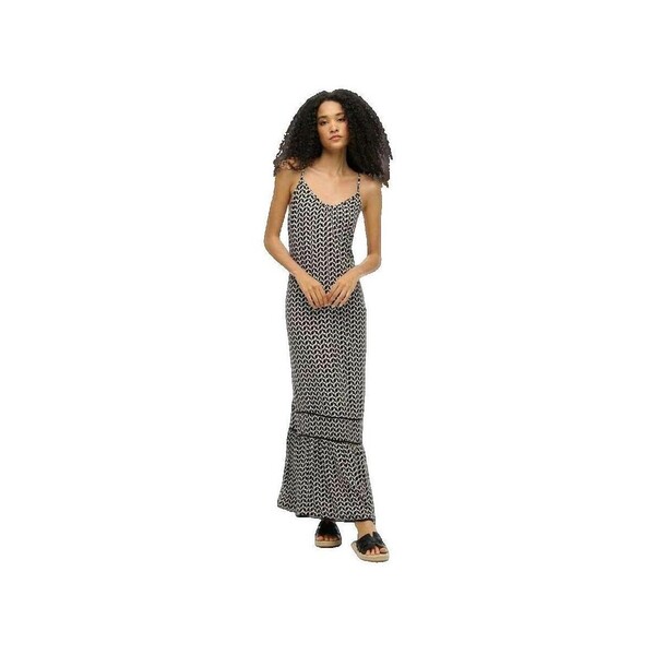  Superdry  Sukienki Długie Superdry  Robe Longue  Cami à Fines Bretelles  