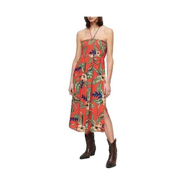  Superdry  Sukienki Superdry  Longue Smocked Midi Beach  