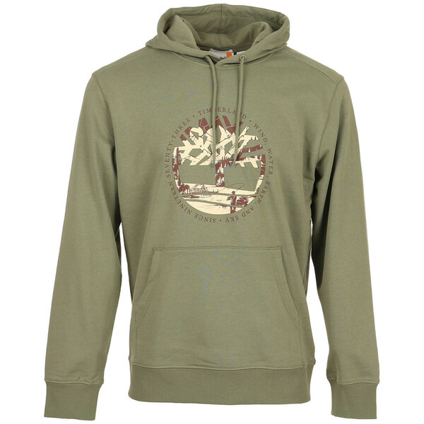  Timberland  Bluzy Z Kapturem Timberland  Tree Logo Lake House Gr Mdgry  
