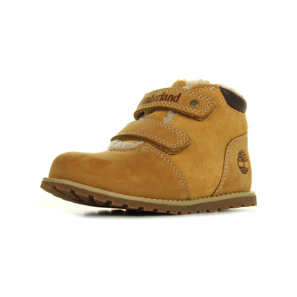  Timberland  Kozaki I Kalosze Dziecko Timberland  Pokey Pine Warm Line Wheat  