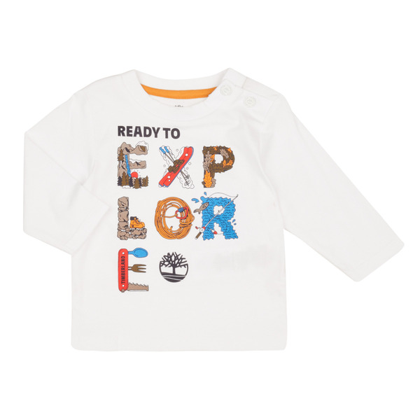  Timberland  T-shirty Z Długim Rękawem Dziecko Timberland  Tee-shirt Manches Longues T60250  