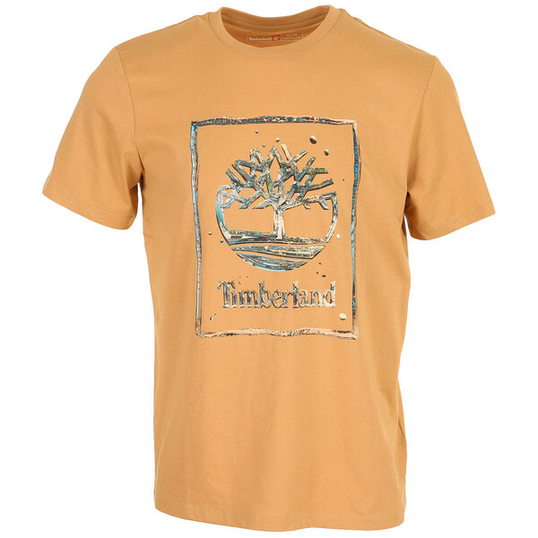  Timberland  T-shirty Z Krótkim Rękawem Timberland  Water Stack Logo Short  