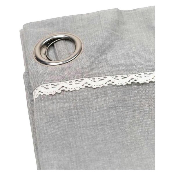  Today  Firany, Zasłony, Rolety Today  Rideau  Style Romantique Gris Foncé à œillets Métalliques  