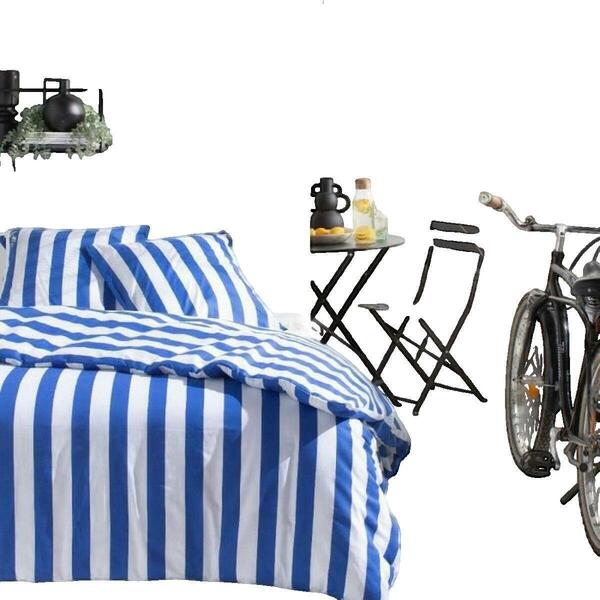  Today  Poszewka Na Kołdrę Today  Housse De Couette  Summer Stripes Bleu  