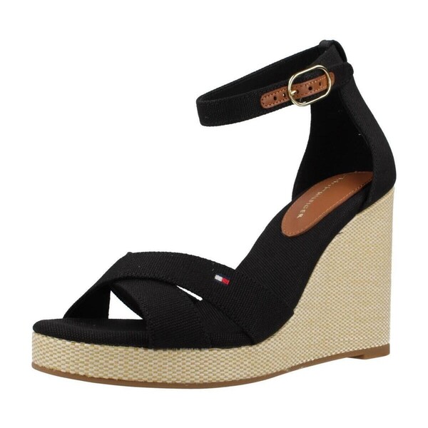  Tommy Hilfiger  Sandały Na Koturnie Tommy Hilfiger  Flag High Wedge Espad Cr  