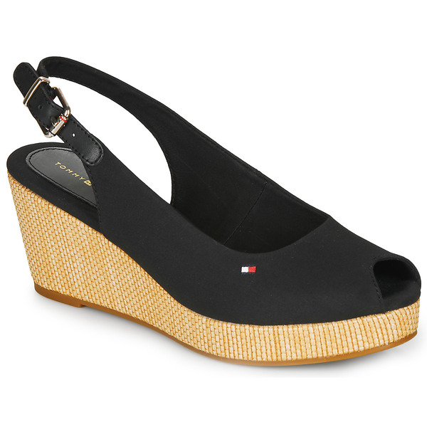  Tommy Hilfiger  Sandały Na Koturnie Tommy Hilfiger  Iconic Elba Sling Back Wedge  