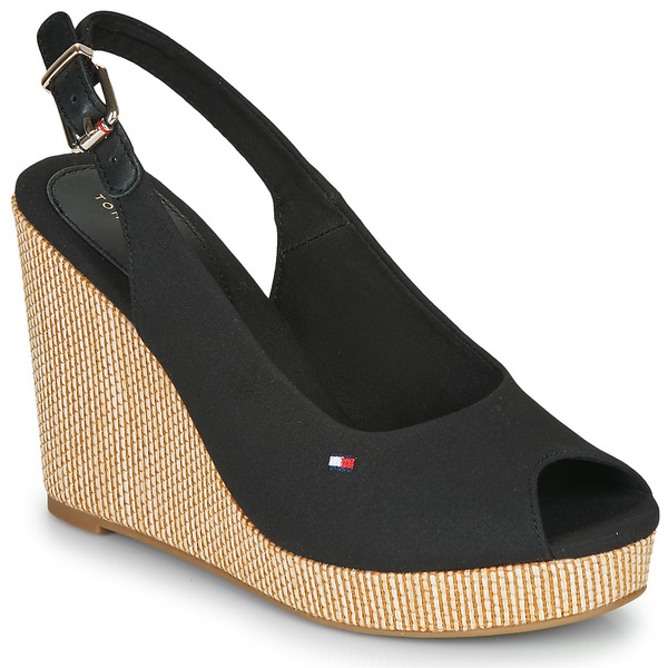  Tommy Hilfiger  Sandały Na Koturnie Tommy Hilfiger  Iconic Elena Sling Back Wedge  