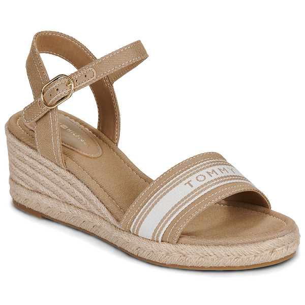  Tommy Hilfiger  Sandały Na Koturnie Tommy Hilfiger  Mid Wedge Espad Webbing  