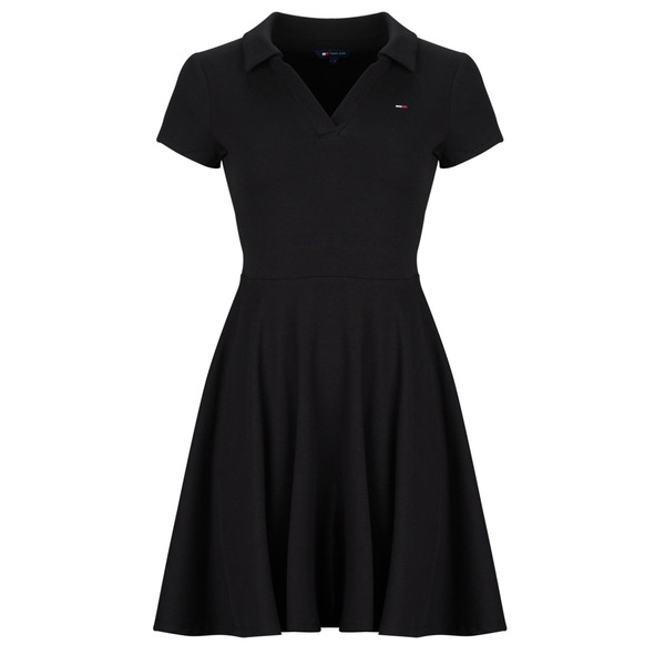 Tommy Jeans  Sukienki Krótkie Tommy Jeans  Tjw Rib F F Polo Mini Dress Ext  