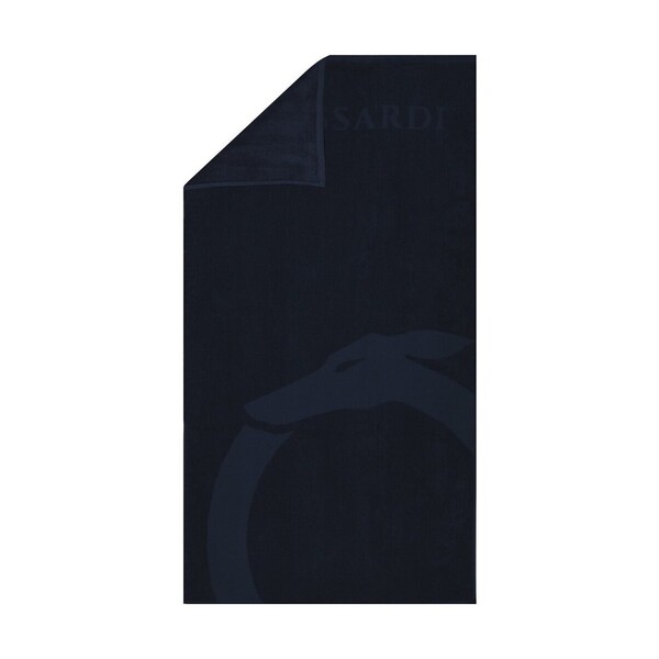  Trussardi  Ręcznik Plażowy Trussardi  Tru2mtw01navy  