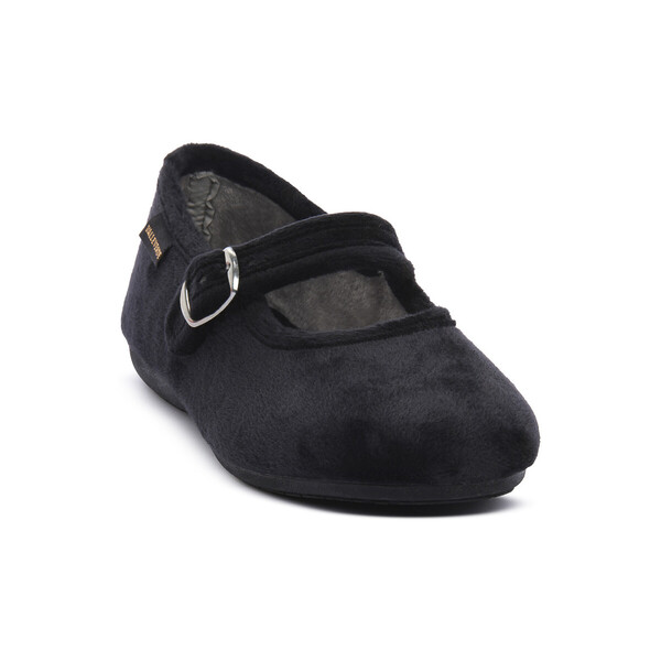  Valleverde  Buty Valleverde  Nero Pantofola  