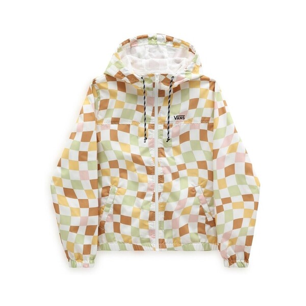  Vans  Bluzy Z Kapturem Vans  Kastle Check Me Print Jacket  