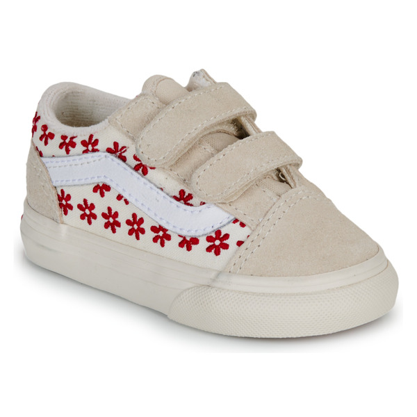  Vans  Buty Dziecko Vans  Old Skool V Chantilly Floral Racing Red  