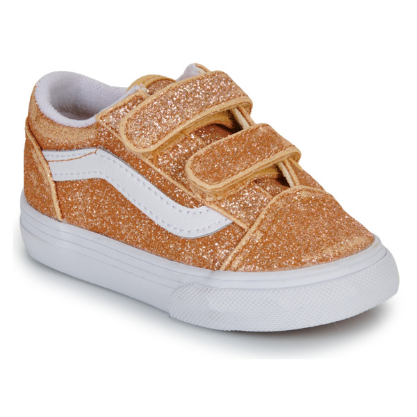 Vans  Buty Dziecko Vans  Old Skool V Glitter Apricot Glow  