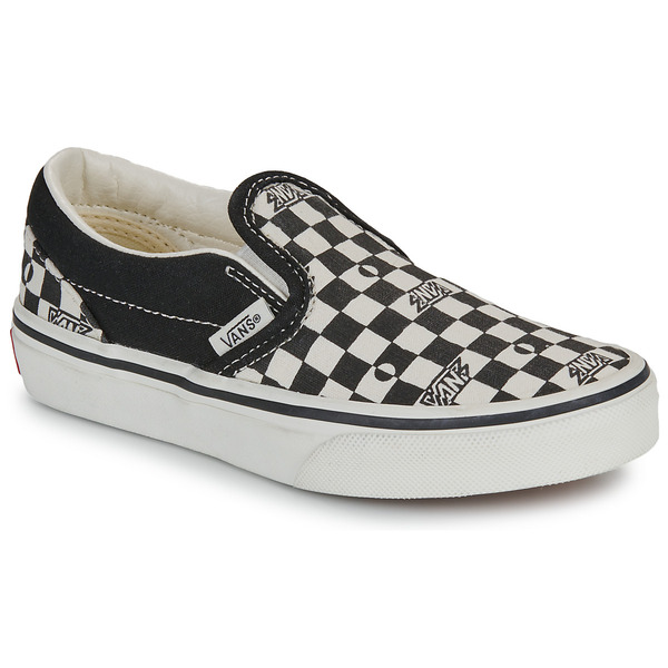  Vans  Tenisówki Dziecko Vans  Classic Slip-on Geo Check Black/white  