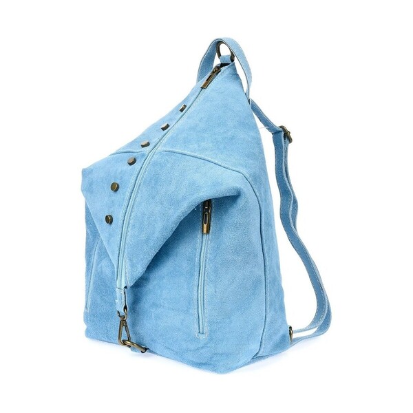  Vera Pelle  Plecaki Vera Pelle  Kraw14lightblue  