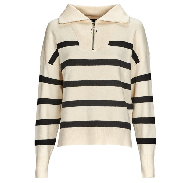  Vero Moda  Swetry Vero Moda  Vmsaba Stripe Ls Highneck Blouse Ga Noos  