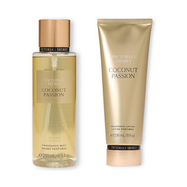  Victoria's Secret  Zestawy Perfum Victoria's Secret  Body Mist   Lotion Set - Coconut Passion  