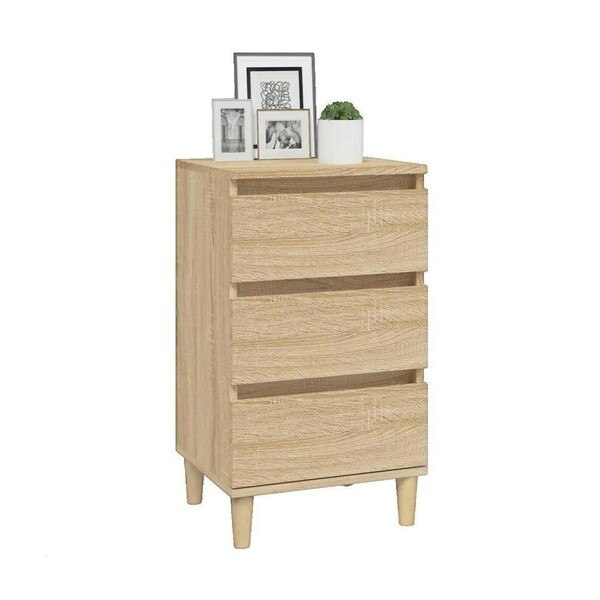  Vidaxl  Komody Vidaxl  Table De Chevet  Bois D'ingénierie Marron 40x35x70 Cm  