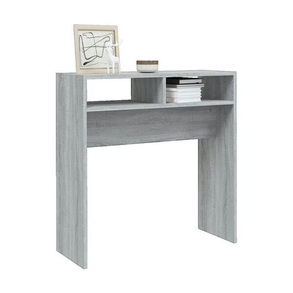  Vidaxl  Konsole Vidaxl  Table Console  Sonoma Gris 78x30x80 Cm Bois D'ingénierie  