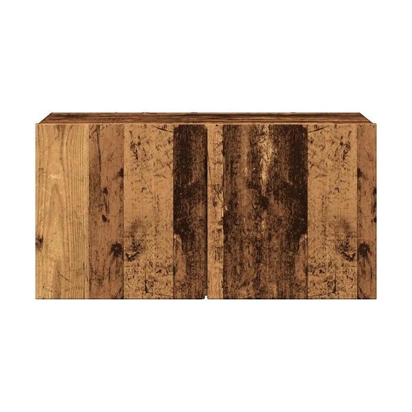  Vidaxl  Meble Tv Vidaxl  Meuble Tv  Mural Vieux Bois 80x30x41 Cm  