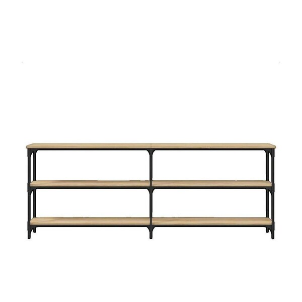  Vidaxl  Półki ścienne Vidaxl  Table Console  Bois D'ingénierie Marron 200x29x75 Cm  