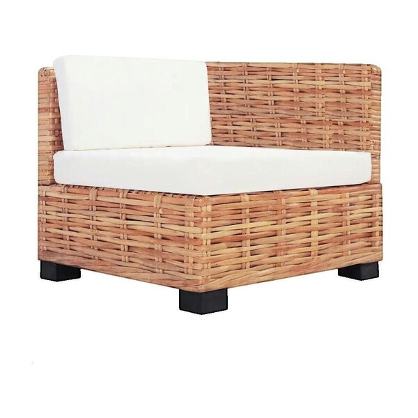  Vidaxl  Sofy Narożne Vidaxl  Canapés 2 Places  Ensemble Rotin Naturel 14 Pcs  