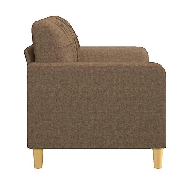  Vidaxl  Sofy 2-osobowe Vidaxl  Canapé 2 Places  Marron 140 Cm Tissu  