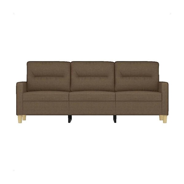  Vidaxl  Sofy 3-osobowe Vidaxl  Canapé 3 Places  Marron 180 Cm Tissu  
