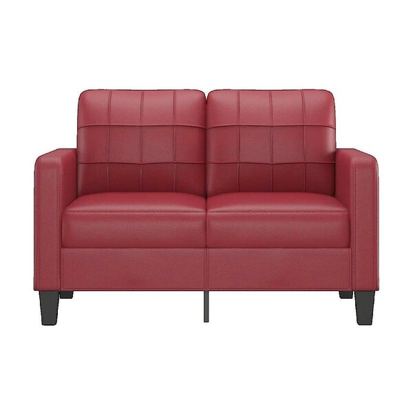  Vidaxl  Sofy 2-osobowe Vidaxl  Canapé 3 Places  Rouge Similicuir  