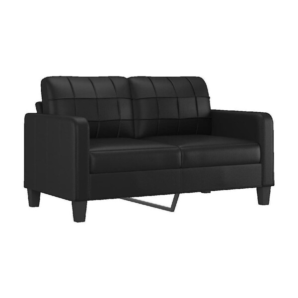  Vidaxl  Sofy 2-osobowe Vidaxl  Canapé 3 Places  Similicuir Noir 158 Cm  