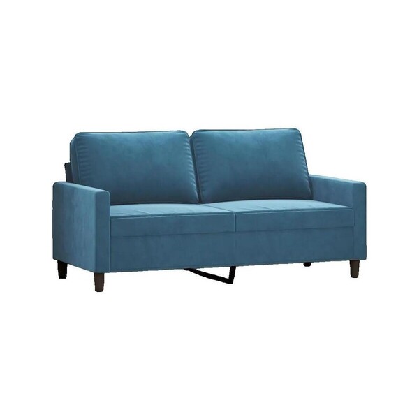  Vidaxl  Sofy 2-osobowe Vidaxl  Canapé 2 Places  Velours Bleu 140 Cm  