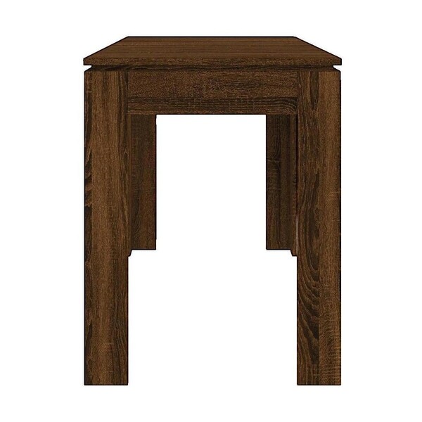  Vidaxl  Stoliki Kawowe Vidaxl  Table à Manger  Bois D'ingénierie Marron 120x60x76 Cm  
