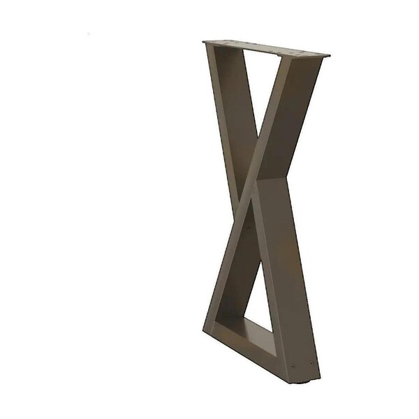  Vidaxl  Stoły Do ​​jadalni Vidaxl  Pieds De Table à Manger  Acier Naturel 60x(72-73,3)cm  