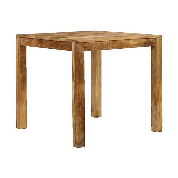  Vidaxl  Stoły Do ​​jadalni Vidaxl  Table à Manger  Bois De Manguier Massif 82x80x76 Cm  