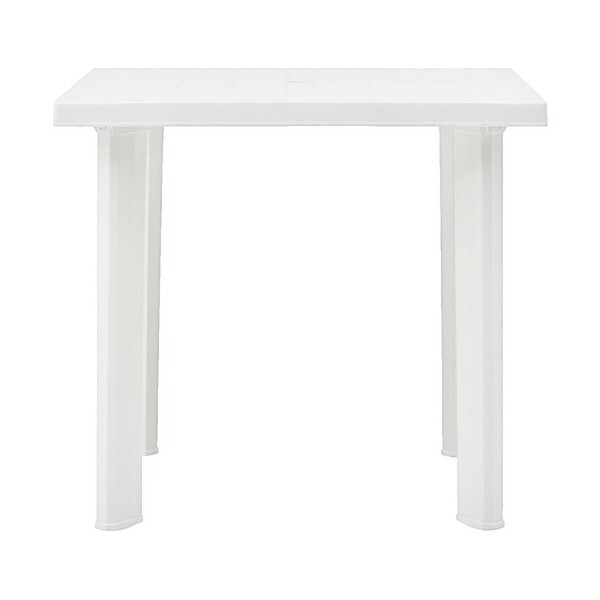  Vidaxl  Stoły Ogrodowe Vidaxl  Table à Manger De Jardin  Plastique Blanc 80x75x72 Cm  