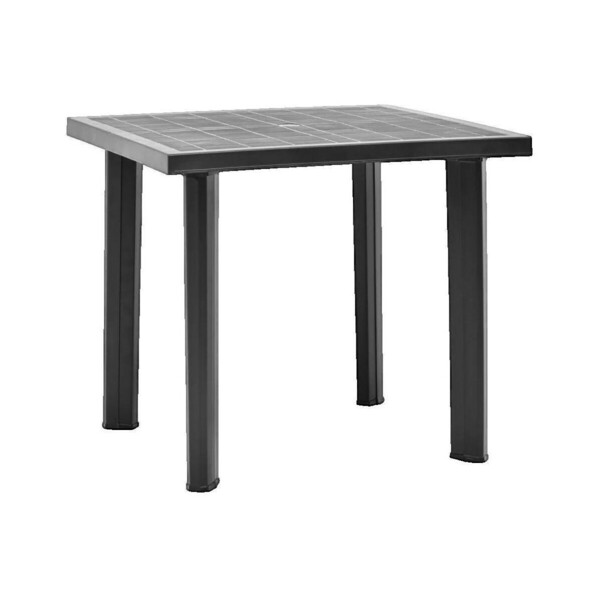  Vidaxl  Stoły Ogrodowe Vidaxl  Table De Jardin  Plastique Gris 80x75x72 Cm  