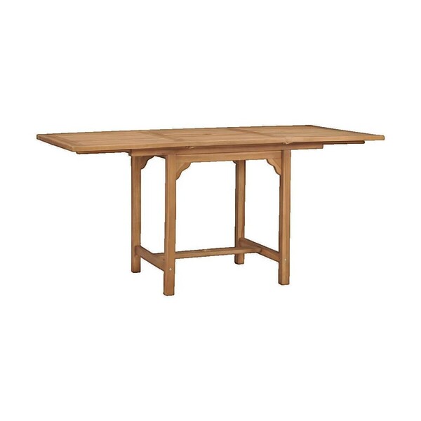  Vidaxl  Stoły Ogrodowe Vidaxl  Table Extensible De Jardin  Teck Marron 110-160x80x75 Cm  