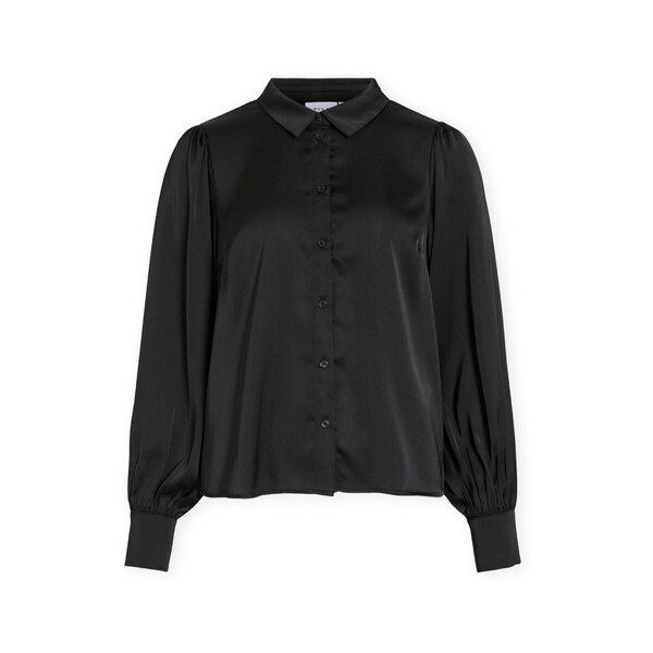  Vila  Bluzki Vila  Noos Enna Ravenna Shirt - Black  