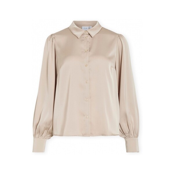  Vila  Bluzki Vila  Noos Enna Ravenna Shirt - Cement  