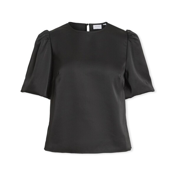  Vila  Bluzki Vila  Noos Top Ellette - Black  