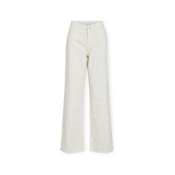  Vila  Jeansy Straight Leg Vila  Palma Wide Jeans - Snow White  