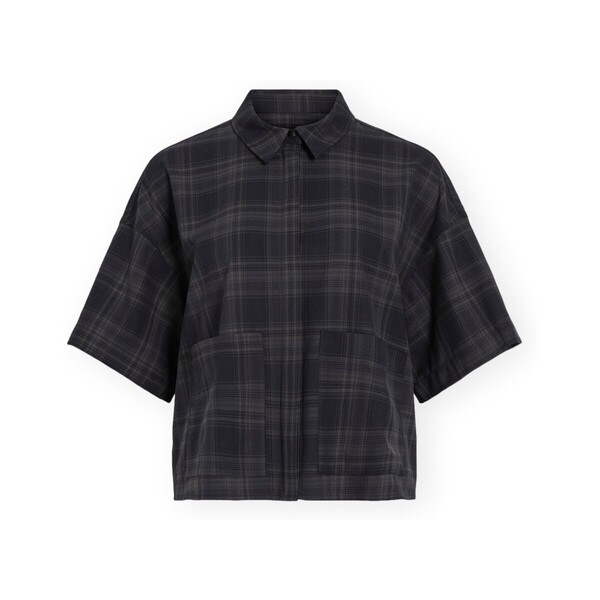  Vila  Koszule Vila  Sina Check Shirt - Navy Blazer/checks  