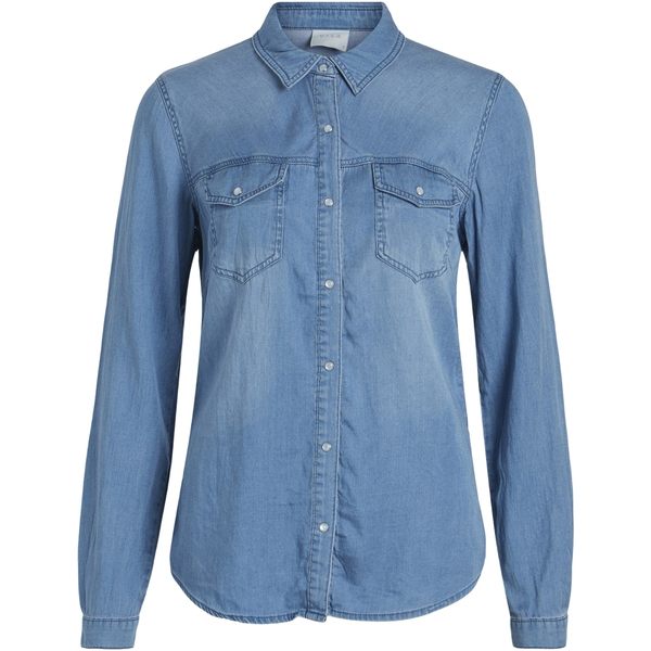  Vila  Koszule Vila  Vibista Denim Shirt 14033008  